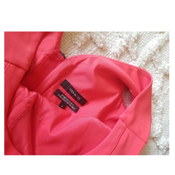 RW&CO Coral Pink Dress - Picture 4 of 4